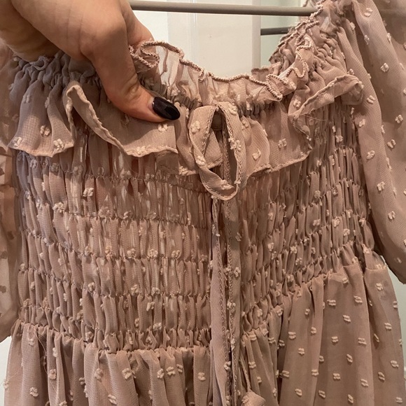 Pink chiffon dress - Picture 6 of 6